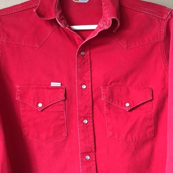 Carhartt Vintage Pearl Button Rugged Shirt Jacket - Picture 2 of 8